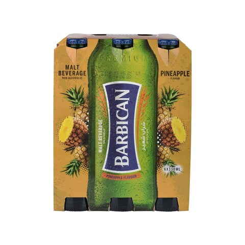 Barbican Pineapple Flavoured Non-Alcoholic Malt Beverage 330ml Pack of 6