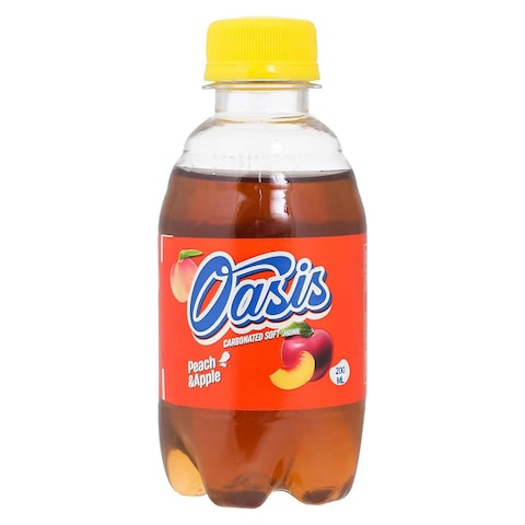 Oasis Carbonated Soft Drink with Peach and Apple Flavor - 200 ml