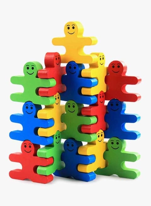Candywood - 16-Piece Balance Villain Blocks Set