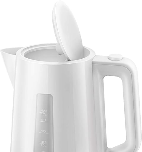 Philips Plastic White Kettle, 1.7 Liter capacity 2400W, HD9318/01