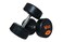 HARLEY FITNESS 10.00KG PREMIUM GENIUNE RUBBER COATED ROUND DUMBBELL - PAIR