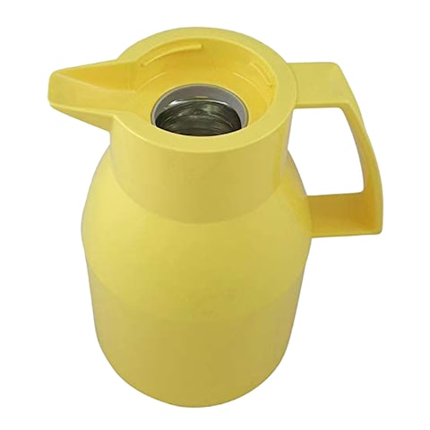 Helios Top Push Vacuum Jug - 1 L - Yellow