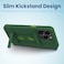 Remson Mag-X Phone Grip Strap with Magnetic Phone Kickstand (Green/Neon Green)