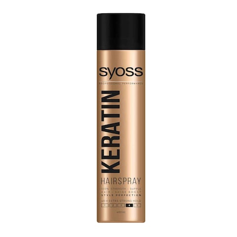 Buy Syoss Keratin Hair Spray, 400ML in Saudi Arabia