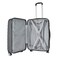 VIP Lisbon 4 Wheel Hard Luggage Bag Medium 22x50x69cm Warm Grey