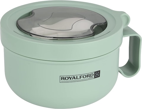 Royalford Lunch Box, 850ml Stainless Steel Lunch Box, Rf11103 Lunch Box For Adults, Kids, Teenage Food Safe Material Food Storage Container Leak Proof And Convenient To Carry, Multicolor