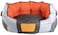 Pet Shop Dragon Mart Dog Bed Cat Bed Washable Easy Cleaning Gigwi Place Soft Bed Canvas Tpr Red &amp;amp; Orange L 75 x 50 x 29cm