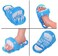 Generic Easy Feet Foot Cleaner Easyfeet Scrubber Brush Massager Clean Bathroom Shower Blue Slippers Spa Treatment