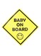 Generic Baby On Board Printed Car Sticker