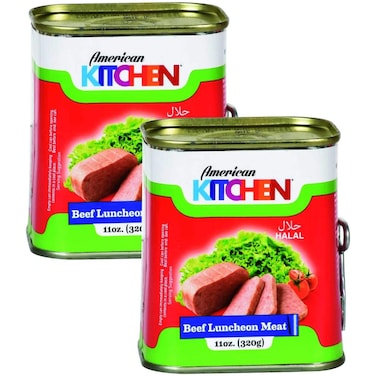 American Kitchen Beef Luncheon Meat, 320g Pack of 2