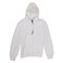 King's Collection 852 Zipped Sweatshirt Hoodie Large White