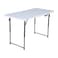 Lifetime, 4-Foot, Height Adjustable Fold-In-Half Table, Rectangle, Residential, White Granite Colour, LFT-80509