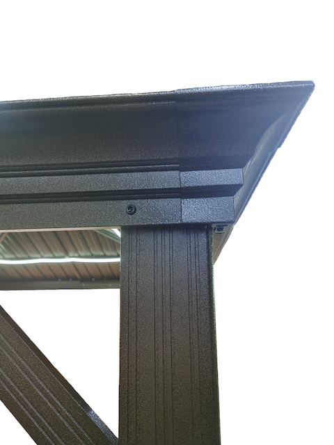 365*600CM ALUMINIUM DOUBLE TOP GAZEBO WITH 5 YEAR WARRANTY FOR FRAME