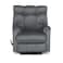 In House Velvet Rocking Recliner Chair - Grey - AB011