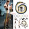Generic-11pcs/set Resistance Bands Set Pull Rope Yoga Exercise Fitness Rubber for Home Workouts Gym Training