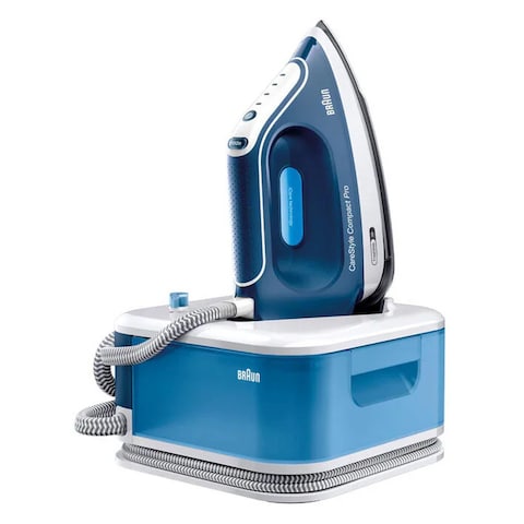 Braun CareStyle Compact Pro Steam Generator Iron IS 2565 Blue And White 2400W