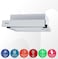 Nobel 60Cm Range Hood Built-In Hood, 2 Speed Rocker Switch, 3-Layer Aluminum Filter, Carbon Filter Nobel NCHP60ST Silver