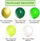 Party Time 50-Pieces Safari Theme Party Balloons Set of 10" Metallic Gold, White and Green Latex Balloons Wild One Birthday Decoration Balloon Garland Arch Safari Birthday Party Decoration - Party Sup