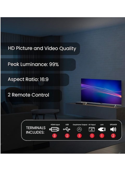 Nobel 100 Inch, Diamond UHD VIDAA 4K, Smart TV, UHD100VID - 1 Year Warranty (With VIDAA Voice Dolby Vision Bluetooth &amp; WiFi, 2024 Model)