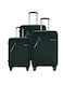 ParaJohn Luggage Sets 3 Piece With Trolley Set With Lightweight Polypropylene Shell 8 Spinner Wheels For Travel, Dark Grey