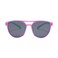 Atom baby sunglasses, K111-5, Polarized UV400 sunglasses for Girls, Age 3-10 shiny pink and blue frame shiny green temple smoke len
