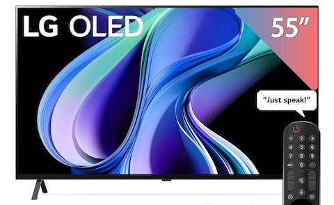 تليفزيون إل جي 55 بوصة 4K فائق الدقة أوليد سمارت بريسيفر مدمج - OLED55A36LA