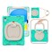 Moxedo Shockproof Rugged Protective Colorful Case with 360 Rotating Kickstand, Shoulder Strap, Pen Holder for Kids Compatible for iPad 10th Generation 10.9 2022 (Mint Green)
