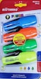 Motarro-Highlighters - Mini TextMarkers Pastel and Fluorescent Colours 4PCS PACK MC047-6