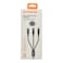 Riversong C58 3in1 USB Cable - 3 Amp - 1 Meter - Black