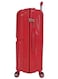Morano Hard-Side Luggage Set For Unisex Polypropylene Lightweight 4 Double Wheeled Suitcase With Built-In TSA Type Lock (Set Of 3 Pcs, Red)
