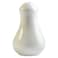 Shallow Bone China Salt Shaker White 8.5cm