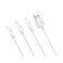 Hoco Cable X1 3in1 Micro Lightning And Type-C 1M White