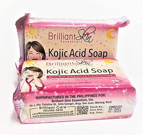Brilliant Skin Kojic Micro Exfoliating Acid Soap Bar- 135g
