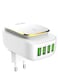 Ldnio - LDNIO A4405 LED Touch Lamp Adapter With Type-C Cable 3 USB Port White