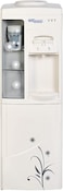 Super General Hot and Cold Water Dispenser, Water-Cooler with Cabinet and Cup-Holder, Instant-Hot-Water, 2 Taps, SGL-1171, White/Grey, 31.2 x 32.5 x 96 cm, 1 Year Warranty