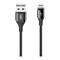 كابل شحن بيلكين F8J207BT04-BLK ميكسيت ديوراتيك من لايتنينج الى يو اس بي A – 120 سم - أسود