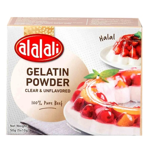 Al Alali Clear And Unflavored Gelatin Powder 50g