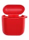 Generic Silicone Carrying Case Cover For Apple Airpods Red