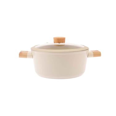 AVCI صانع المنزل كسرولة سيراميك سويسرية كريستال 20 سم