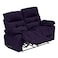 إن هاوس كرسي استرخاء مزدوج منجد بالمخمل - بنفجسي غامق - NZ60