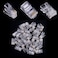 Generic-RJ45 Crystal Head Network Crystal Head 8P8C Gold-plated Connector Computer Network Cable Connector 50PCS