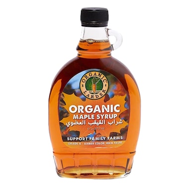 Organic Larder Maple Syrup Grade A Amber, Rich Taste 375ml