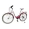 Mogoo Floress Cruiser Single Speed Bike 24 Inch, Pink