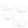 4 Pack White Under Cabinet Shelf Basket Organizer Hanging Rack Storage