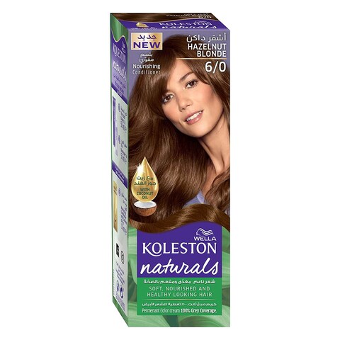 Wella Koleston Naturals Hair Colour 60ML 6/0 Hazelnut Blonde