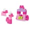 Fisher-Price Mega Bloks First Builders Big Building Block Bag Set 60 Pieces 1+ Years Pink
