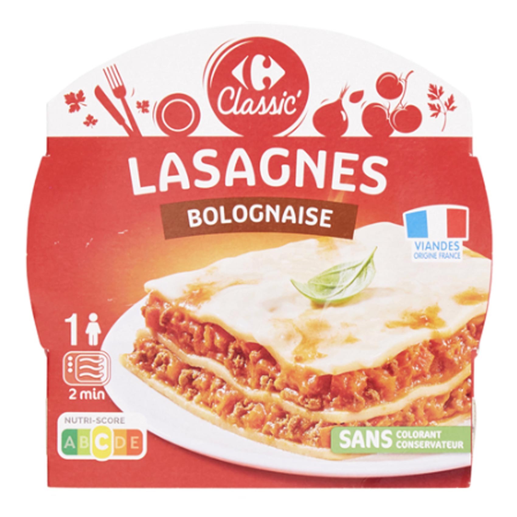 Carrefour Lasagne Bolognaise 300GR