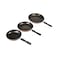 Prestige Frying Pan Set Red 20cm+24cm+28cm