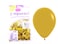 Sempertex 50 pcs, 5" Round Balloons,Mustard Colour for party decoration and home decoration