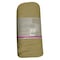 LA Collection 144 Thread Count Cotton Fitted Sheet Double Light Gold 140x200cm